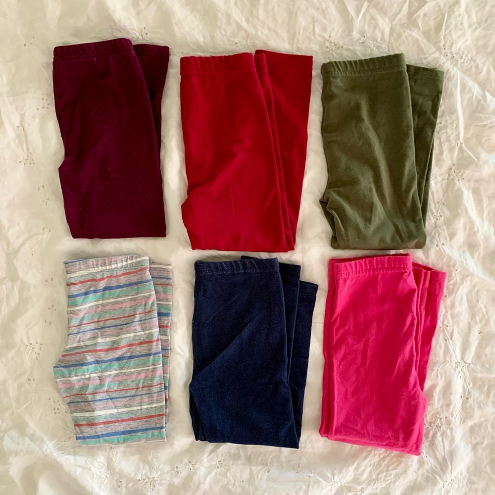 4T bundle of six leggings - Garanimals & Okie dokie. Lot of Six!